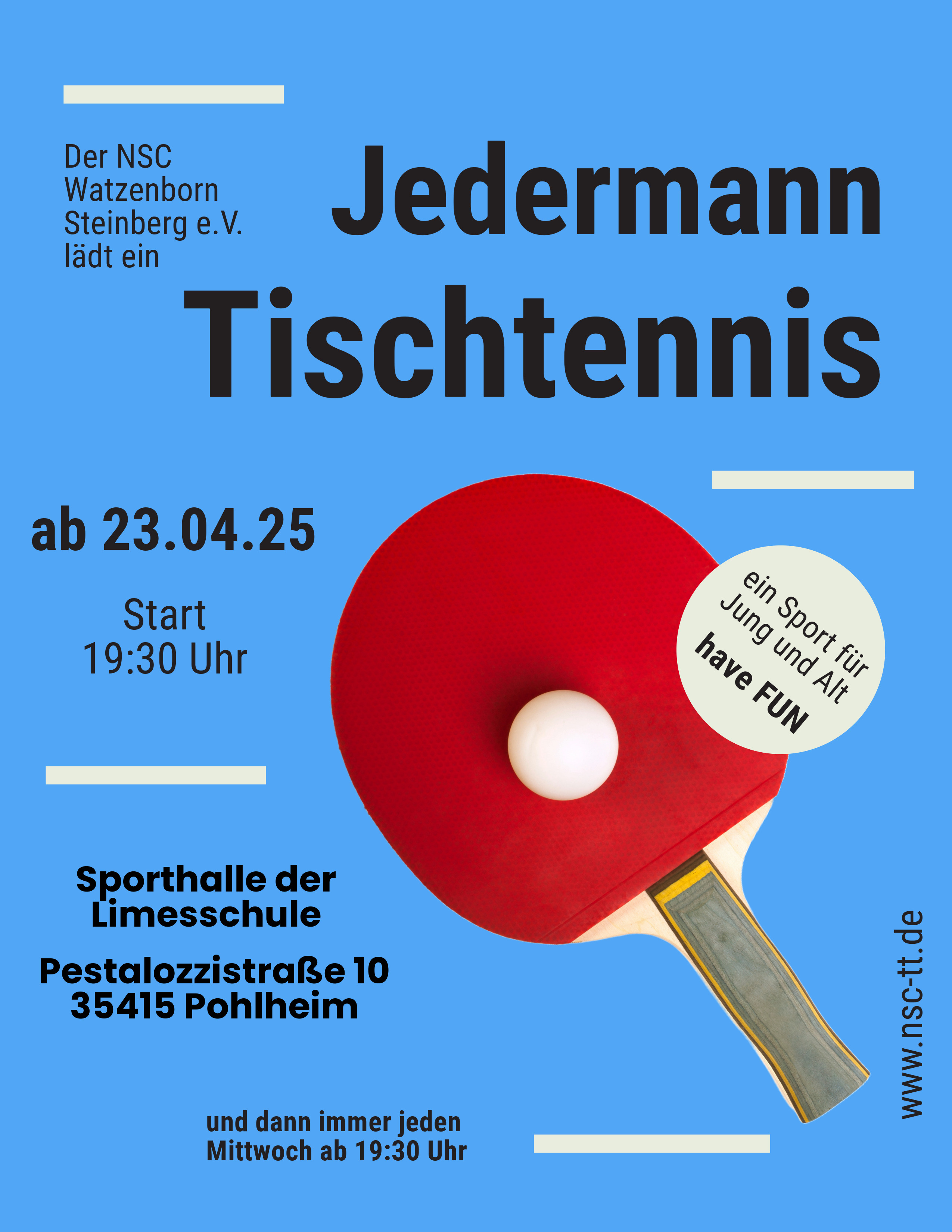 Flyer for the event